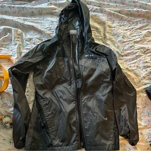 Columbia Boys Switchback II Rain Jacket - Black - Big Kids Size L (14/16)